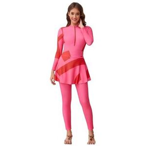 Traje de Baño Modesto para Mujeres Musulmanas, Traje de Baño Islámico de Cobertura Completa, Conjunto de Baño de Manga Larga para Playa - Product Image 3