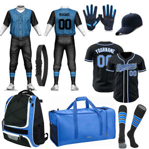 Ensemble d'uniformes de baseball et softball unisexe à conception personnalisée Ensemble complet de vêtements de sport respirants à séchage rapide Numéro de nom personnalisé pour - Product Image 1