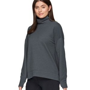 Women Solid Color <b>Mock</b> <b>Neck</b> <b>Top</b> Long Sleeve Slim Fit Basic Casual T-Shirt for Winter - Product Image 1