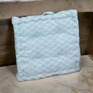 Custom Logo Cotton Cushion <b>Cover</b> Tucks Beading Plain Floor Pillow Case for Hotel Home Interior Pure Pattern <b>Garden</b> Accessory - Product Image 1