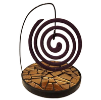 Porte-bobine en forme de couronne indien fait à la main créatif Portable porte-bobine moustique maison table moustique bobine brûleur d'encens