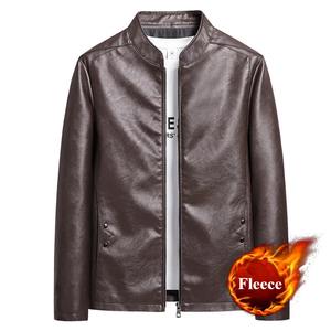 Chaquetas Personalizadas para Hombre de la Nueva Temporada de Invierno, 100% Piel de Vaca Genuina, Chaqueta de Motociclista de Lona de Alta Calidad, Estilo Urbano - Product Image 5