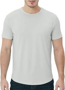 Nouveauté 2025 T-shirt uni de haute qualité en coton lourd T-shirt surdimensionné pour homme - Product Image 5