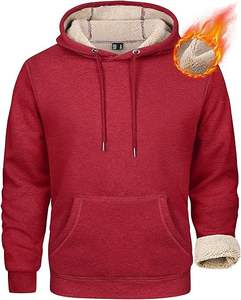 Sudadera con Capucha de Forro Polar Ligera y Personalizable para Hombre, 100% Algodón, Corte Regular, OEM, Tejida, Sublimada, con Cuello con Capucha, Color Sólido - Product Image 1
