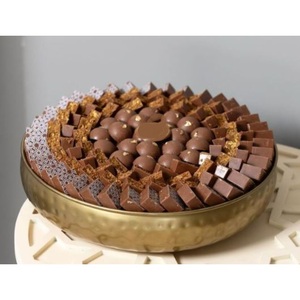 Cuenco de Chocolate de Metal dorado con estilo Simple, vajilla, cuenco de Chocolate para vajilla, cuenco de Chocolate a bajo precio - Product Image 1