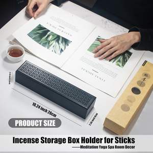 Premium Wooden <b>Incense</b> <b>Stick</b> <b>Holder</b> & Burner Ash Catcher for Religious Clean Aromatic Spaces - Product Image 5