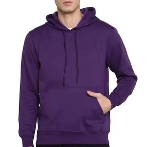 Conception de logo personnalisé d'usine 80% coton 20% mélange de polyester polaire éponge pull à capuche sweats brodé pull d'hiver - Product Image 4