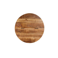 Couvercle décoratif en bois brun fait main, économique et durable, pour fûts à bière, bocaux et boîtes de rangement par La Casa Del Barril