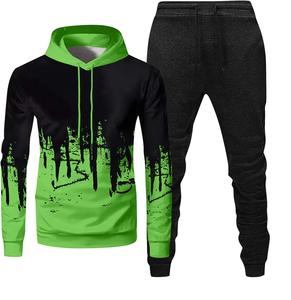 Cremallera de talla grande Unisex personalizable Spandex/Nylon chándal de Invierno 2 piezas Jogging Gym Fitness Wear Windbreaker Chándal Set - Product Image 4