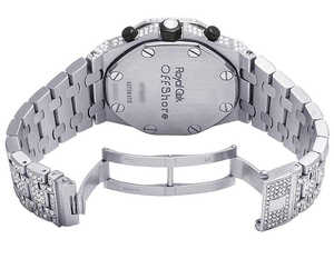 Reloj Chapado en plata de ley 925, reloj de diamantes de moissanita completamente helado, reloj de lujo Hip Hop para hombres - Product Image 5