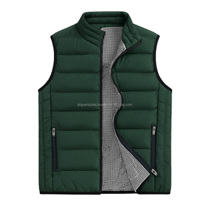 Chaleco Acolchado para Hombre, Estilo Deportivo, Reversible, Sin Mangas, Resistente al Viento, Transpirable, para Invierno, con Cierre, Suministro al por Mayor OEM - Product Image 1