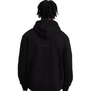 Sweats à capuche pour hommes de haute qualité, coton lourd, surdimensionné, uni, brodé, techniques de gros pour la saison hivernale - Product Image 3