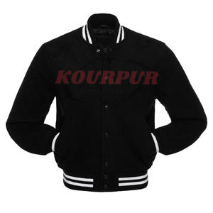 Nouvelle arrivée de veste de baseball Letterman pour hommes veste à col montant avec design de poche à un prix raisonnable - Product Image 2