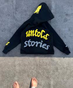 Sweat-shirts décontractés pour hommes en coton 100% couleur unie coupe régulière écologique respirant vêtements de mode - Product Image 2