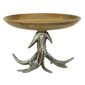 Cuenco grande de madera hecho a mano para ensaladas y pastas diseñado con atractivo rústico y fuerte durabilidad - Product Image 4