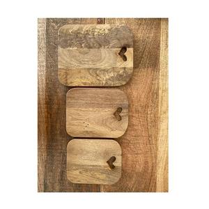 Planche à découper en bois 100% bois naturel, accessoires de cuisine planche à découper pour légumes - Product Image 4