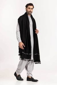 Breathable Wool Winter <b>Shawl</b> for <b>Men</b> 2025-26 New Design Casual Plain Color OEM Wholesale Latest Model <b>Men's</b> <b>Shawls</b> Customized - Product Image 3