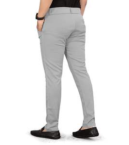 Vente en gros Pantalons larges droits décontractés personnalisés pour hommes 100% coton Pantalons en toile formels colorés teints unis Service OEM intermédiaire - Product Image 2