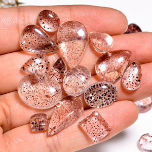 อัญมณีทรงหลวมทรงหลังเบี้ยธรรมชาติกึ่งมีค่าทรงหลวมเจ็ดเม็ดเรียบธรรมชาติทรงหลวม - Product Image 6