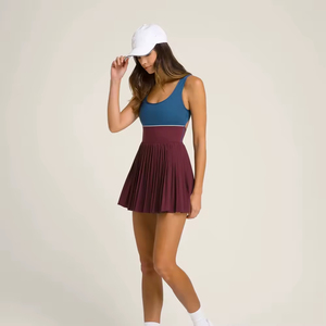 Nouvelle qualité supérieure personnalisée été séchage rapide haute Stretch Fitness Tennis Jupe femmes Tennis jupes - Product Image 2