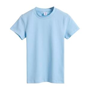 Vente en gros de t-shirts en coton pour femmes, coupe ajustée, logo personnalisé et différentes couleurs, taille XL disponible, anti-rides, séchage rapide - Product Image 5