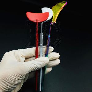 Espejos de alta calidad Espejos de extensión de pestañas de visón en tres colores Espejos de pestañas de acero inoxidable sostenibles a la venta ahora - Product Image 1