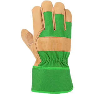 Guantes de seguridad de cuero de grano de vaca de alta calidad Guantes de trabajo industriales con protección reforzada Rigger Estilo canadiense - Product Image 3