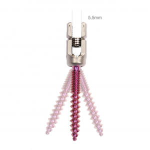 Sistema espinal Implante ortopédico de aleación de titanio Conjunto de instrumentos médicos quirúrgicos de columna vertebral con fractura de dislocación Madera - Product Image 2