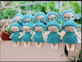 Accesorios de decoración del hogar suaves ecológicos hechos a mano juguetes de espacio de vida cómodos y elegantes - Product Image 2