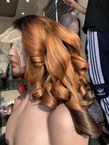 Bouncy Curl 100% Virgin Remy Hair Vietnam Transparent HD Frontal Double Noeuds Trame Unique Perruque Couleur Naturelle 1b - Product Image 6