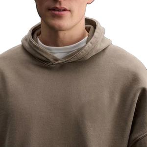 เสื้อฮู้ดผ้าฝ้ายโอเวอร์ไซส์สำหรับผู้ชายเสื้อฮู้ดสองชั้นโอเวอร์ไซส์ผ้าคอตตอน - Product Image 5