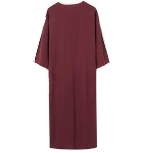 Dubai Islamic Clothing <b>Men's</b> <b>Thobe</b> Jubba Long Sleeve Solid Color Casual Style <b>Men</b> Islamic <b>Thobe</b> - Product Image 2