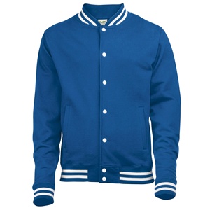 Custom Embroidery Men's Crew Neck Varsity <b>Jacket</b> Reversible <b>Heated</b> Winter Breathable Wool Liner Casual Streetwear - Product Image 4
