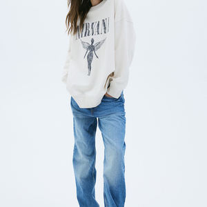 ผู้หญิงที่กําหนดเองพืชยอดนิยมเสื้อกันหนาวหมวกลําลอง Hoodies และเสื้อสเวตเตอร์สวมหัวตัดเสื้อกันหนาวหมวกขนาดใหญ่สําหรับผู้หญิง - Product Image 3