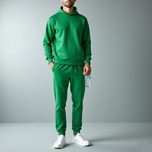 ชุดวอร์มแบ็กกี้สะพายไหล่สำหรับผู้ชายชุดวอร์มไซส์ใหญ่500 GSM สำหรับผู้ชาย - Product Image 6