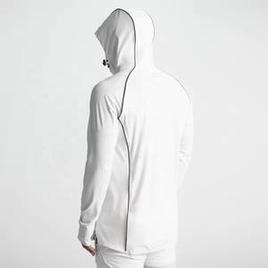 Ensemble de survêtement 2 pièces pour homme, grande taille, léger et respirant, veste coupe-vent et pantalon, faible MOQ, étiquette de marque personnalisée, pour la course à pied, avec fermeture éclair frontale - Product Image 2