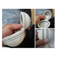 Pelota de Cricket de Goma Amarilla de Alta Calidad, Grado A, Cosida a Mano, Sin Sello, para Práctica en Interiores y Exteriores, Tamaño 22.5, Empaquetada