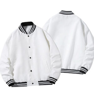Última calle de alta calidad personalizado College Letterman Varsity chaquetas de béisbol de invierno al por mayor chaquetas personalizadas en blanco - Product Image 1