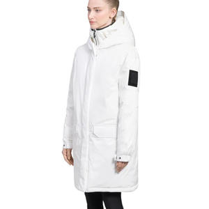 Parka à capuche pour femmes en tricot à prix d'usine directe et veste d'hiver matelassée avec design respirant - Product Image 1