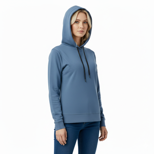 Ensemble de jogging en molleton de coton et polyester pour femmes deux pièces Streetwear pull à capuche et pantalons de survêtement haut court grande taille OEM disponible - Product Image 3