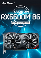 Jieshuo – carte graphique amd rx 6600, 8 go gddr6, 128bit, 6600m, pour ordinateur de bureau