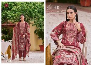 Wholesale Cotton Printed Dress Material Full <b>Catalog</b> Available for Casual Wear and Party Collection at Wholesale Rate - Product Image 3