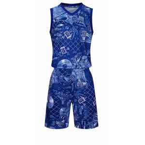 Conjunto de uniforme de baloncesto profesional sublimable, creado en poliéster ligero y duradero para atletas. - Product Image 1