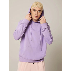 Sweat à capuche d'hiver 100 % coton polaire pour homme, style tendance, taille personnalisée, design à cordon de serrage, streetwear vierge, prix abordable - Product Image 4