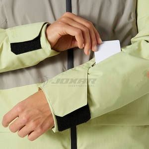 Chaqueta de esquí de poliéster 2025 totalmente personalizada a la moda para hombre, cortavientos impermeable, transpirable, de secado rápido, 100% - Product Image 5