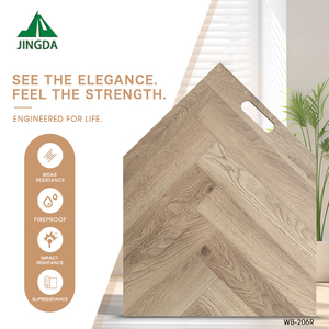 <span class=keywords><strong>Parquet</strong></span> <span class=keywords><strong>stratifié</strong></span> à marque privée 10mm 12mm texturé chevrons facile à poser système clic résistant à l'eau CE ISO - Product Image 4