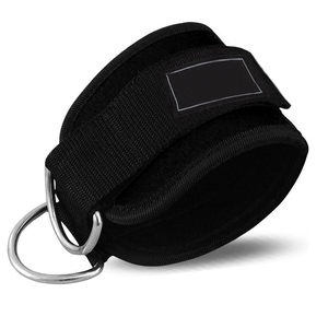 Gym <b>Ankle</b> Straps Double D-Ring Adjustable Neoprene Padded Cuffs <b>Ankle</b> <b>Weight</b> Leg Training Brace Professional Protection Unisex - Product Image 5
