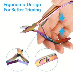 1/3 paquets d'outils de manucure exfoliants, coupe-cuticules, fournitures d'art, fournitures pour les ongles, pour débutants, fournitures pour les ongles, tendance - Product Image 3