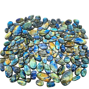 Lote de labradorita, venta al por mayor, cabujón ovalado pulido, labradorita llamativa, labra a granel, producto de la mejor calidad para la fabricación de joyas - Product Image 3