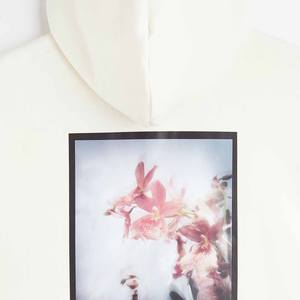 Custom High Quality Half <b>White</b> Color <b>Sweatshirt</b> Hoodie With Hood for Men's Custom Design Graphic Print Hoodie for Men's - Product Image 5